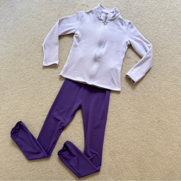 Ice skating jacket and pants set Size XS for 5-6T - Picture 1 of 11